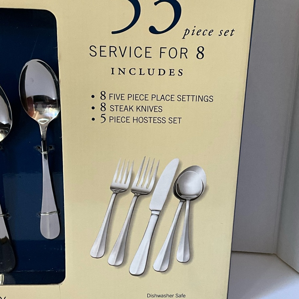 INTERNATIONAL Simplicity 53 piece set, silver - Picture 2 of 11